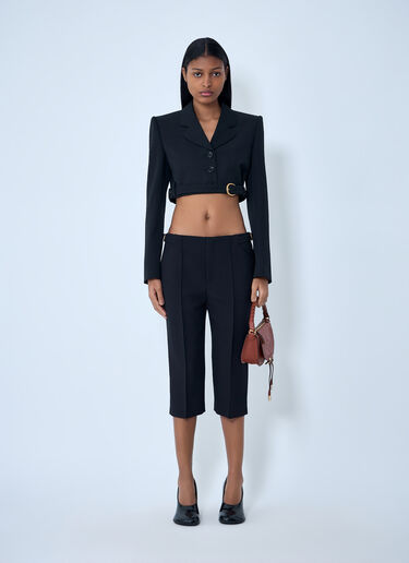 Chloé Cropped Tailored Pants Black chl0263030