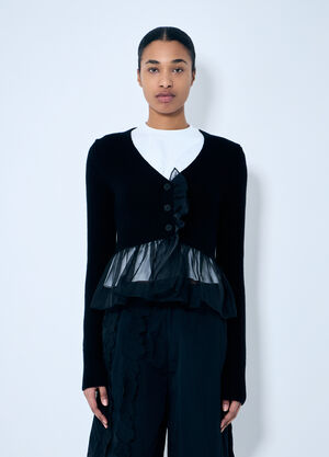 Cecilie Bahnsen Phlox Cardigan Black cec0259006