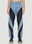 Mugler Panelled Jeans 블랙 mug0351001