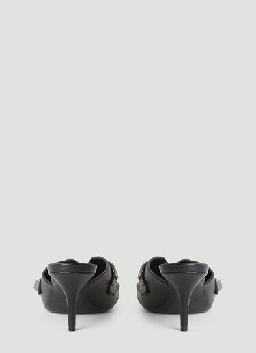 Balenciaga Cagole 中跟穆勒鞋 黑色 bal0251056