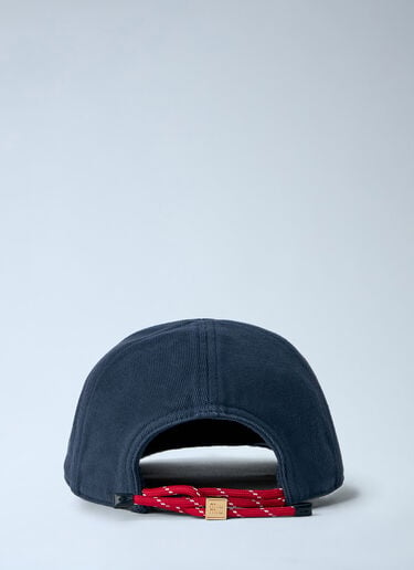 LN-CC® - Miu Miu: Denim Baseball Cap - Blue Miu Miu Denim Baseball Cap Blue miu0165015