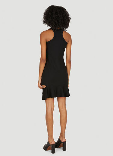 Burberry Split Hem Mini Dress Black bur0249029