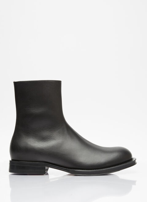 Walter Van Beirendonck Medley Zip Ankle Boots Black wlt0154018