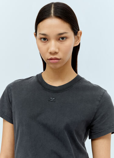 Courrèges ACストレートTシャツ グレー cou0255021