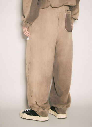 Maison Mihara Yasuhiro Sun Faded Track Pants Brown mmy0158005