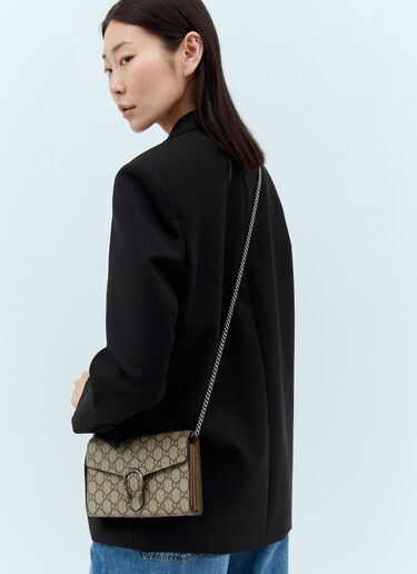 Gucci Dionysus Supreme 链带单肩包 米 guc0245123