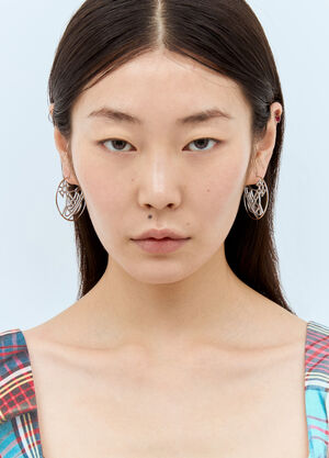 Vivienne Westwood Eloisa Hoop Earrings Silver vvw0258032