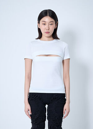 Sia Arnika 开衩 T 恤  白色 sia0260007