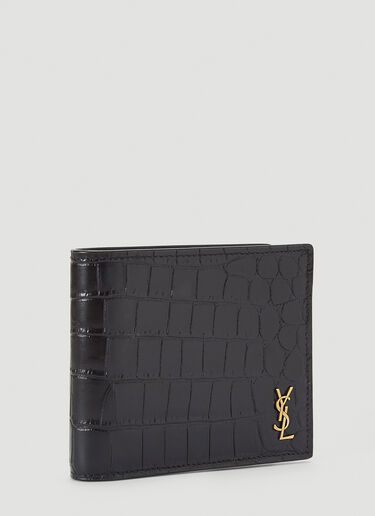 Saint Laurent Tiny Cassandre East/West Wallet Black sla0140039