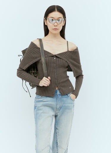 Acne Studios Metal Frame Sunglasses Silver cns0354004