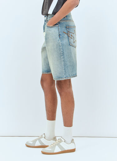 Twin Star Shorts A BATHING APE® Twin Star Shorts Blue aba0158005
