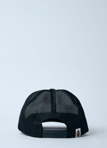Logo Print Baseball Cap A BATHING APE® Logo Print Baseball Cap Black aba0158006