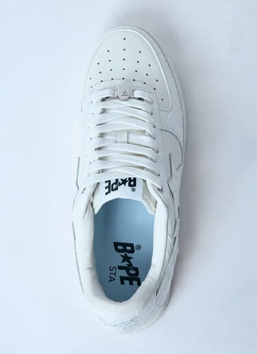 A BATHING APE® Bape Sta #3 Sneakers White aba0159001