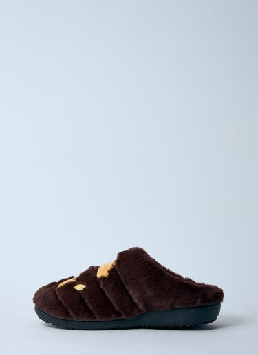 Ape Head Puffer Slides A BATHING APE® Ape Head Puffer Slides Brown aba0159003