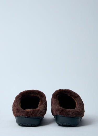 Ape Head Puffer Slides A BATHING APE® Ape Head Puffer Slides Brown aba0159003