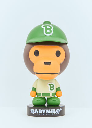 A BATHING APE® Baseball Baby Milo Bobblehead Green aba0357003