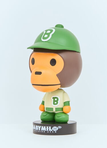 A BATHING APE® Baseball Baby Milo Bobblehead Green aba0357003