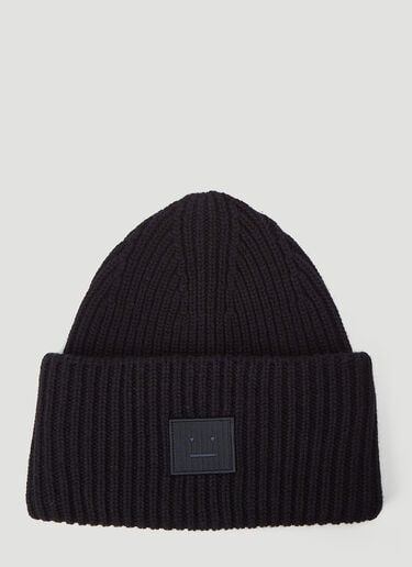 Ribbed-Knit Beanie Hat Acne Studios Ribbed-Knit Beanie Hat Black acn0143017