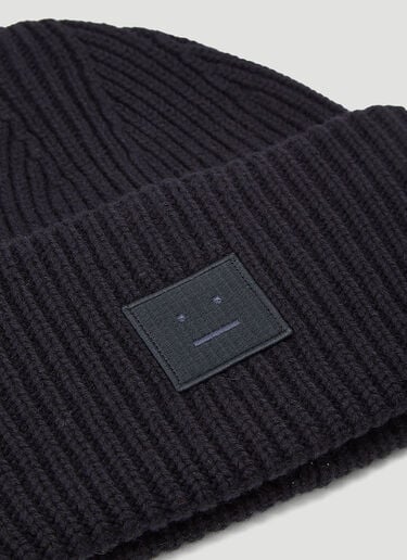 Ribbed-Knit Beanie Hat Acne Studios Ribbed-Knit Beanie Hat Black acn0143017