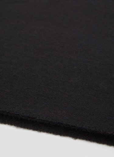 Acne Studios 로고 패치 스카프 블랙 acn0150077