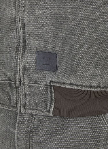 Acne Studios Canvas Bomber Jacket Grey acn0151012