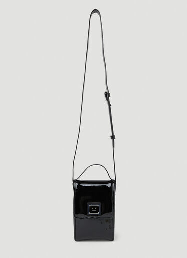 方脸铭牌迷你斜挎包 Acne Studios 方脸铭牌迷你斜挎包 黑色 acn0151037