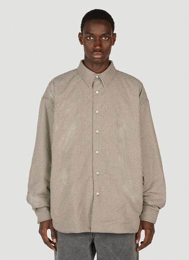 Acne Studios Check Shirt Brown acn0152011