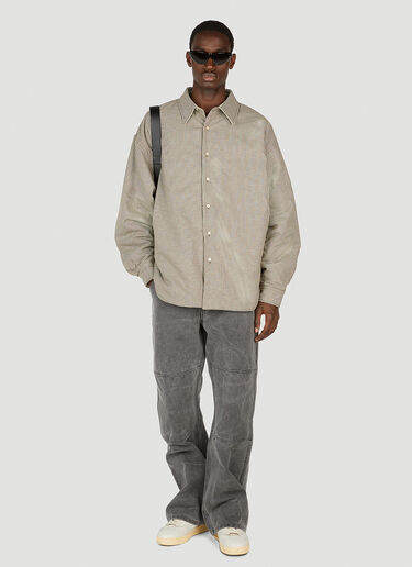 Acne Studios Check Shirt Brown acn0152011