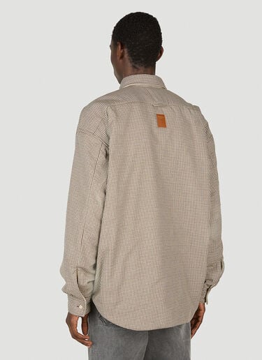 Acne Studios Check Shirt Brown acn0152011
