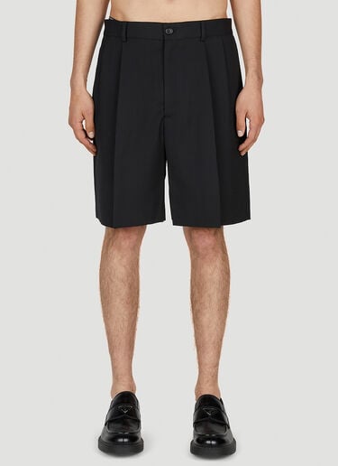 Tailored Pleated Shorts Acne Studios Tailored Pleated Shorts Black acn0152015