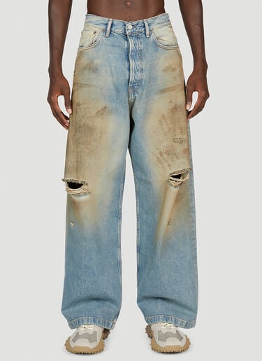 1989 Distressed Wide Leg Jeans Acne Studios 1989 Distressed Wide Leg Jeans Blue acn0153002