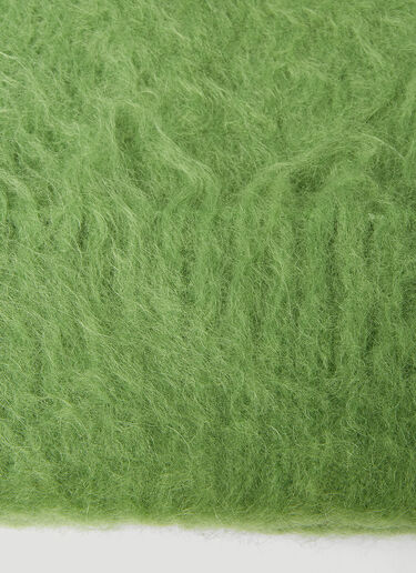 Fuzzy Beanie Hat Acne Studios Fuzzy Beanie Hat Green acn0154034