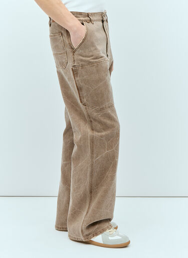 Acne Studios Patch Canvas Pants Brown acn0155010