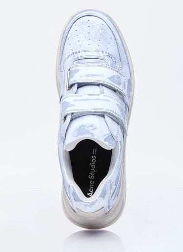 Acne Studios Velcro Strap Sneakers Blue acn0155036