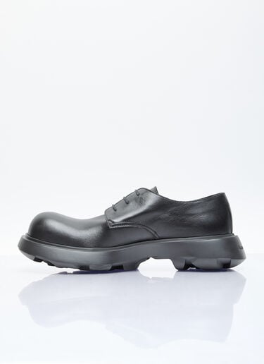 Acne Studios Leather Lace-Up Shoes Black acn0156017