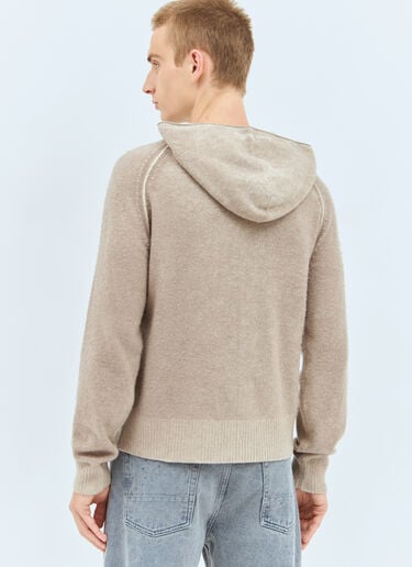 울 혼방 집업 후드 가디건 Acne Studios 울 혼방 집업 후드 가디건 베이지 acn0157020