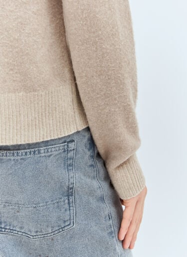 울 혼방 집업 후드 가디건 Acne Studios 울 혼방 집업 후드 가디건 베이지 acn0157020