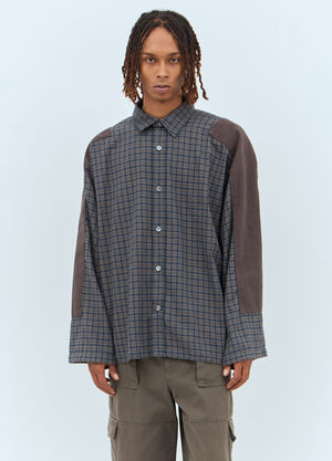 Acne Studios 格纹系扣衬衫 灰色 acn0157022