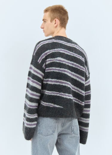 스트라이프 모헤어 혼방 스웨터 Acne Studios 스트라이프 모헤어 혼방 스웨터 그레이 acn0158004