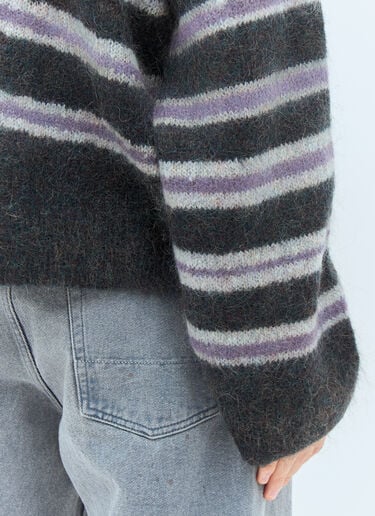 스트라이프 모헤어 혼방 스웨터 Acne Studios 스트라이프 모헤어 혼방 스웨터 그레이 acn0158004