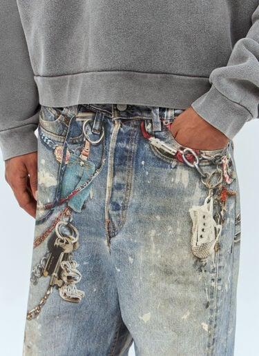 1981M Printed Jeans Acne Studios 1981M Printed Jeans Blue acn0158009