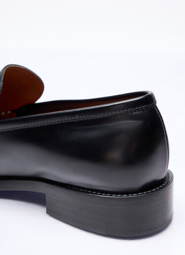 皮革乐福鞋 Acne Studios 皮革乐福鞋 黑色 acn0158016