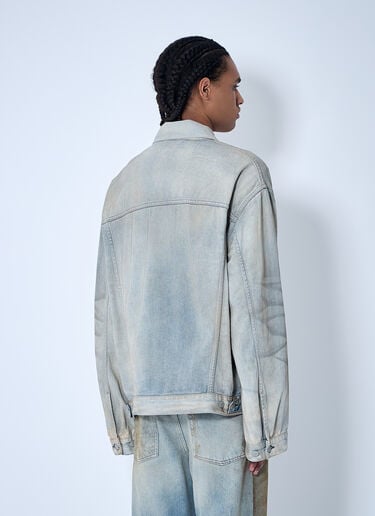 Acne Studios Distressed Denim Jacket Light Blue acn0159003