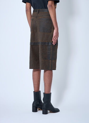 Coated Cotton Shorts Acne Studios Coated Cotton Shorts Brown acn0159009