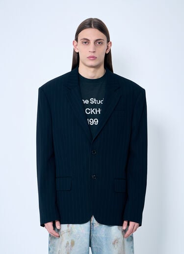 Acne Studios 宽松西装外套 藏蓝色 acn0159021