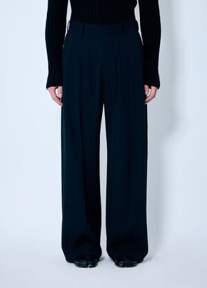 Acne Studios Pinstriped Tailored Pants Navy acn0159022
