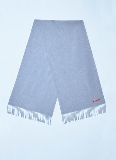Narrow Fringe Wool Scarf Acne Studios Narrow Fringe Wool Scarf Lilac acn0159033