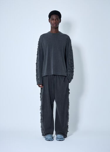 ディストレス ロゴモチーフTシャツ Acne Studios ディストレス ロゴモチーフTシャツ ブラック acn0160007