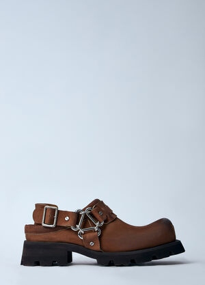 Acne Studios レザートラックシューズ  ベージュ acn0160014
