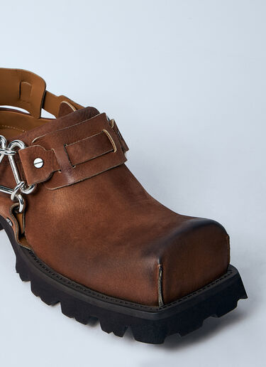 レザートラックシューズ Acne Studios レザートラックシューズ ベージュ acn0160014